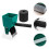 3Pièces Rouleau Colle Portable Vert Outil Collage Bois Réutilisable 6