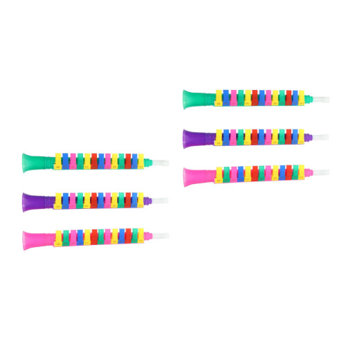 6Pcs Plastic Harmonica Toy Creative Music Instrument for Kids 2