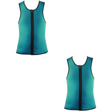 2St Groene Men Waist Trainer Vest Neopreen Corset Tank Top