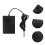 3Pcs Lightweight Keyboard Pedal Black ABS Metal for Instruments 6