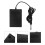 3Pcs Lightweight Keyboard Pedal Black ABS Metal for Instruments 7