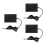 3Pcs Lightweight Keyboard Pedal Black ABS Metal for Instruments 9