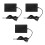3Pcs Lightweight Keyboard Pedal Black ABS Metal for Instruments 11