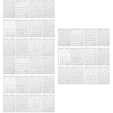 36St Duurzame Sjablonen Voor Handgemaakte DIY Journal