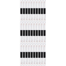 30St Portable Zwarte Dubbele Lippenbuis Voor Lipgloss En Lippenbalsem