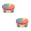 2Stk Regenbogen Percussion Tamburin Handtrommeln Für Kinder 1