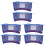 6Pcs Blue Hard Hat Sun Shield Visor Neck Protection for Workers 2