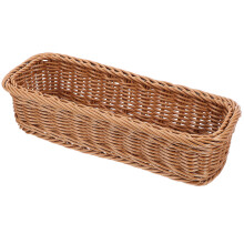 4St Kleine Plastic Rattan Opbergmand Voor En Tafelwaren