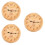 3Pièces Murale En Bois Clair Pour Sauna Spa 7