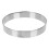 2Stk Praktischer Teigring Zum Backen Edelstahl Silber 1