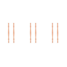6Pièces Piliers Bois Colonne Romaine Décor Escalier Intérieur