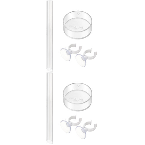 2Pièces Alimentation Crevettes Transparent Durable