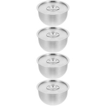 4Stk Baby-Nahrungsschalen Aus Mit Deckel Für Heimgebrauch