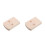 2Pièces Support De Chevalet En Bois Beige Pour Réparations 1