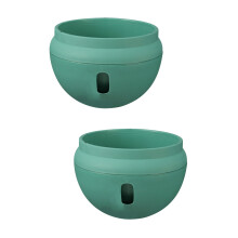 2Pcs Succulents Flowerpot Hanging Holder with Chain for Garden Decor