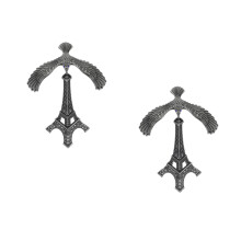 2Sets Balance Eiffel Turm Modell Silber Zuhause