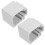 6Pcs Durable Outdoor Cable Protector White Waterproof Power Cord Cover 3
