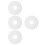 4Pcs White PU Ceiling Light Covers Classic Retro Pendant Lamp Plates 10