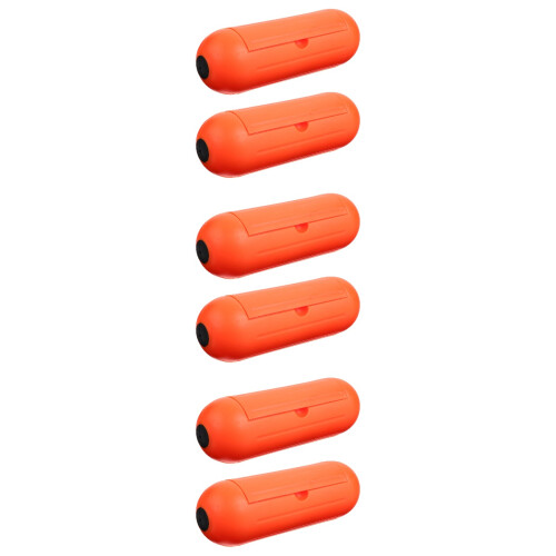 6Stk Kabelverbindungsbox Robust Orange Für Außenbereich