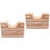 2Pièces Support Manche U Guitare Marron Pour Entretien Instruments 1
