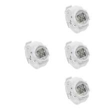4Stk LED Digital Sports Uhr Weiß Große Anzeige Outdoor Uhr