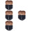 8Pcs Soft Nylon Foundation Brush Set Portable Travel Makeup Tools 8