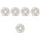 5Stk Dekorative Strasskette, Multifarbig, Robuste DIY Kleid Veredelung 1