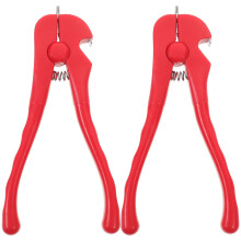 2Stk Robuster Muschelclip Aus Kunststoff Rote Küchenzange Für Zuhause