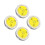 4Pcs Professional Plastic Vinyl Disc Stabilizer for Audio Turntables 10