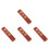 4Pcs Durable Dark Red Ink Sticks for Student Calligraphy and Art Use 1
