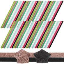640Stk Glimmer Sternpapier Set Origami Streifen Für Bastelspaß