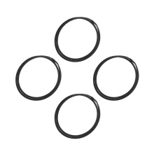 4Pièces Protections De Sol En Caoutchouc Pour Chaises De Salon Noires