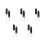 5Pcs Durable Black Lip Gloss Tubes DIY Refillable Makeup Bottles 4