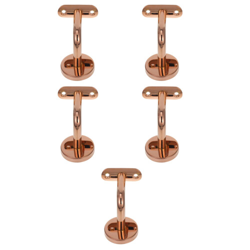 5Pièces Accessoires Escalier Main Courante Inox Durable Or