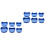 12Pièces Base Silicone Kit Professionnel 3