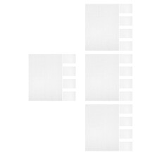 20Pièces Plaque Métal Inox Argenté Filtre Maison DIY Résistant