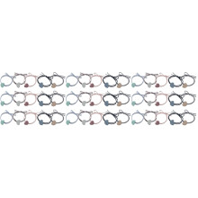 45Stk Haarbänder Elastisch Haarschmuck Ponytail Halter