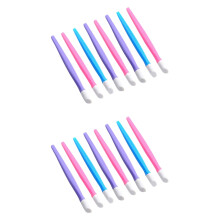 100Stk Nagelkunst Prägewerkzeuge Mit Flexiblem Silikonkopf Für