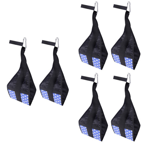 6Stk Pull-Up Abdomen Gürtel Elastisch Für Muskelübungen Mehrfarbig