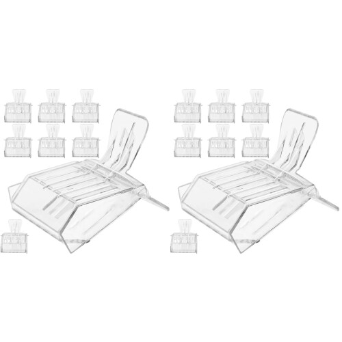 16Pièces Bases D'incubation Plastique Transparent
