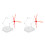 2Ensembles Porte-Figurine Rouge Polyvalent Pour Accessoires Et Modèles 7