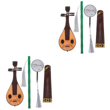 8Stk Alte Musikinstrumente Deko, Mini Accessoires