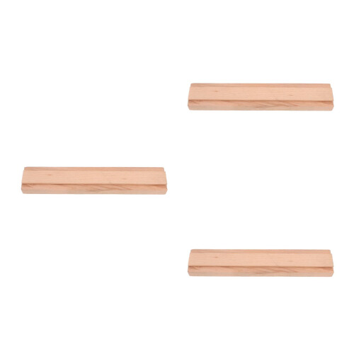 3Pièces Rails Tiroirs Bois Montage Centre Fond Khaki Pour Commode