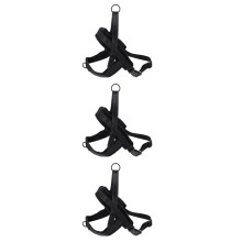 3Pièces Nylon Noir Confortable Pour Promenade