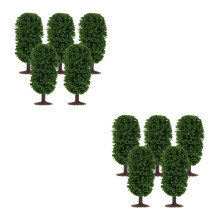 10Pièces Arbres De Polyvalents Pour Diorama Train