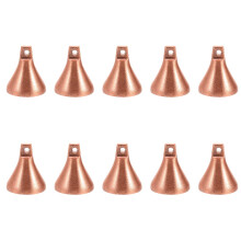 10Pièces Moule Pagode Métal Marron Outil Bouddhisme