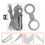 3Sets Compact Silver Wind Instrument Repair Accessories Tool Kit 11