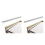 2Pièces Extenseur Tête De Lit En Mousse Textile 1