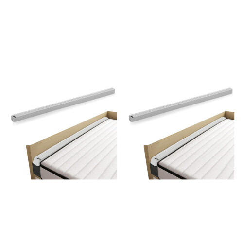 2Pièces Extenseur Tête De Lit En Mousse Textile