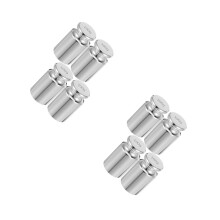 8Pièces Poids Calibrage Laboratoire Durable Argent